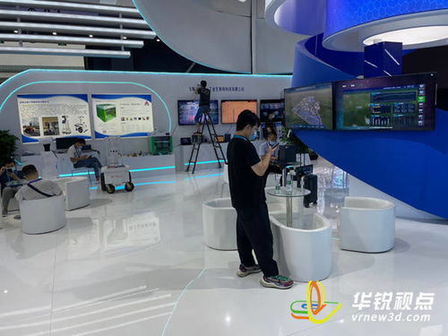 廣州華銳的智慧工廠3d可視化管理系統參與展會展覽